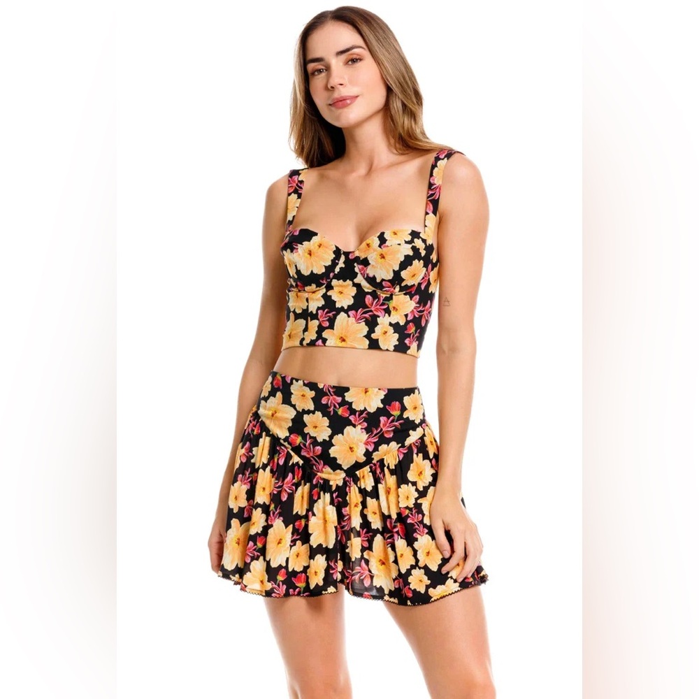 NWT AGUA BENDITA VIOLET LUPE DAWN SET
